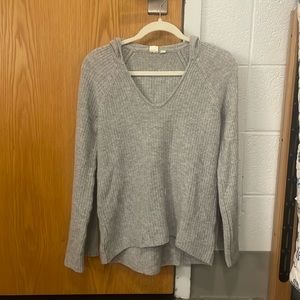 Gap Gray Gap Sweater with Hood